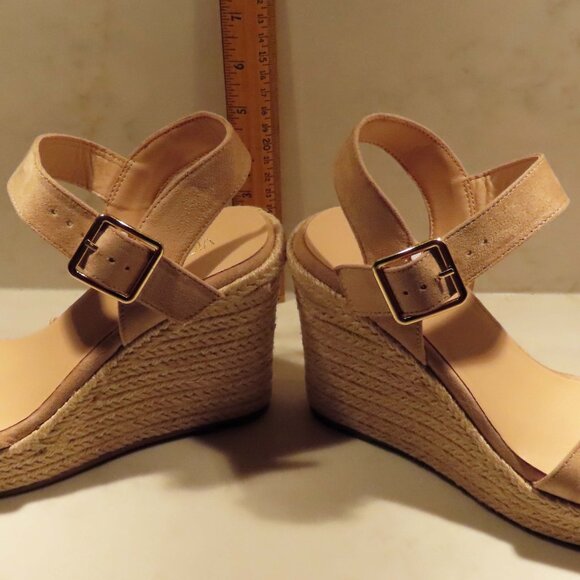 NEW Shoes Espadrilles 7.5 ladies woman Vicki Vicki Platform Hills - Picture 5 of 8